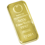 500 gramme gold bar