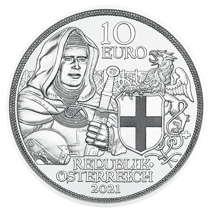 2021 10 euro silver coin brotherhood proof averse