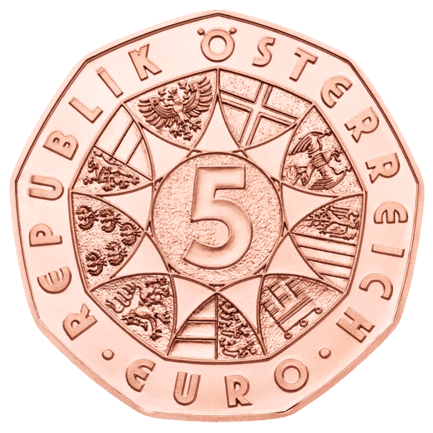 Dürers Feldhase 5-Euro-Kupfermünze